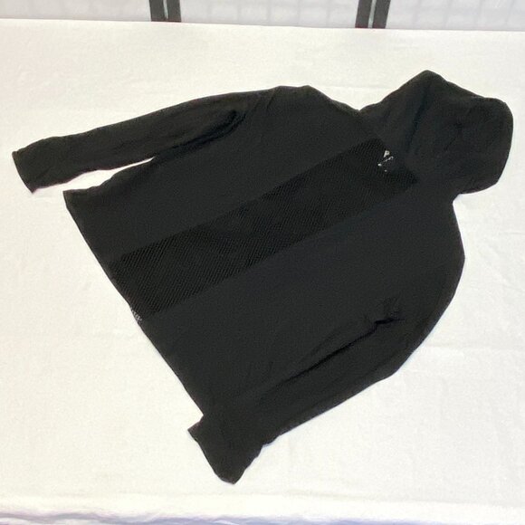 Riot Queen “Game On” Open Mesh Back Graphic Hoodie Black M Streetwear Athleisure - Picture 10 of 14